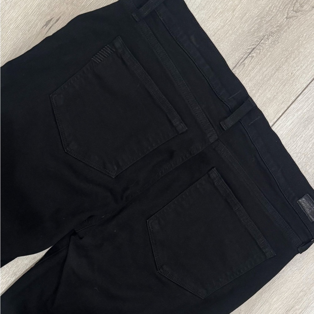 PAIGE Black Skinny Jeans maternity skyline - Picture 5 of 8